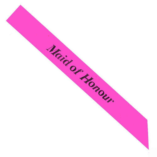 Picture of MAID OF HONOUR PINK SASH